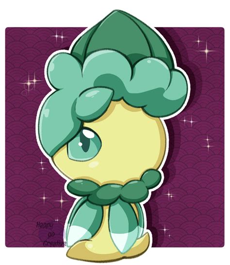 Shiny Fomantis By Happy Go Creative On Deviantart