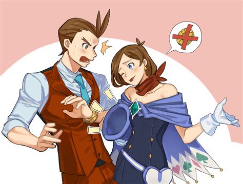 Apollo Justice And Trucy Wright Ace Attorney And 1 More Drawn By Tan