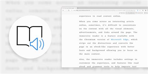 Microsoft Edge Immersive Reader