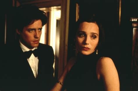 Kristin in "Four Weddings and a Funeral". | Hugh grant, Kristin scott ...