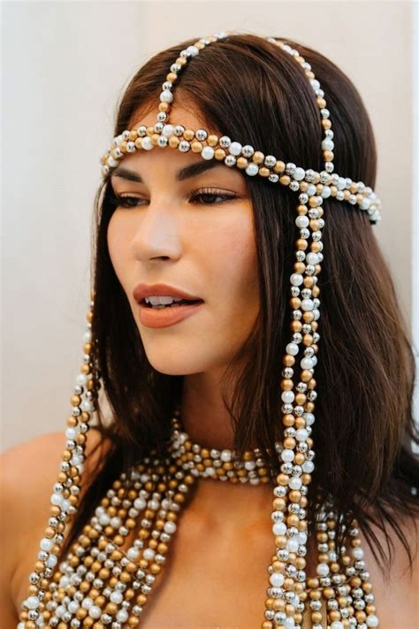 Mata Beaded Headdress Beaded Headdress Beads Matte