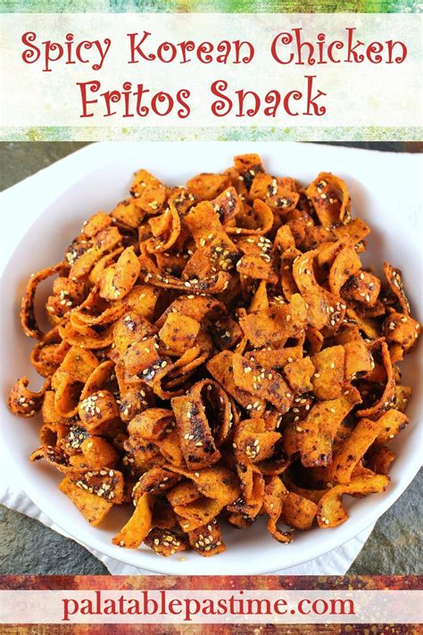 Spicy Korean Chicken Fritos Recipe In 2024 Korean Chicken