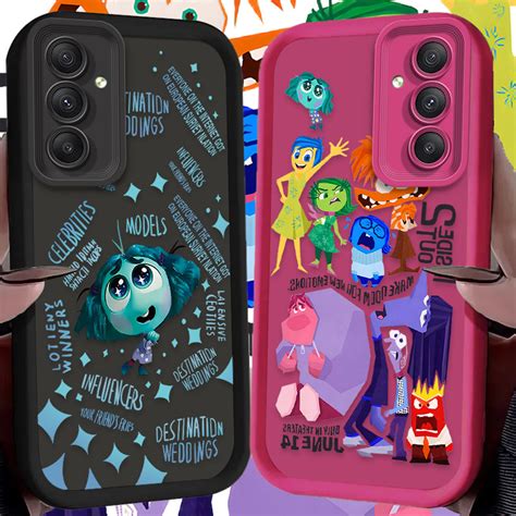 Disney Inside Out Capa De Telefone Silicone L Quido Macio Anti