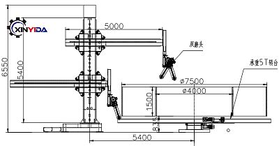 Lehui Cnc Double Head Dished Ends Polishing Machine Xinyida