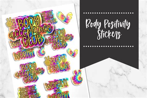 Body Positivity Stickers