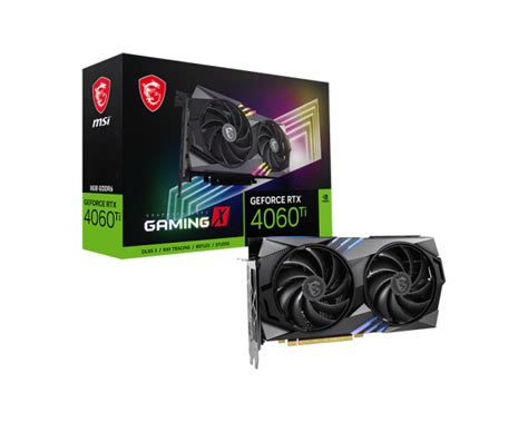 MSI GeForce RTX 4060 Ti GAMING X 8G