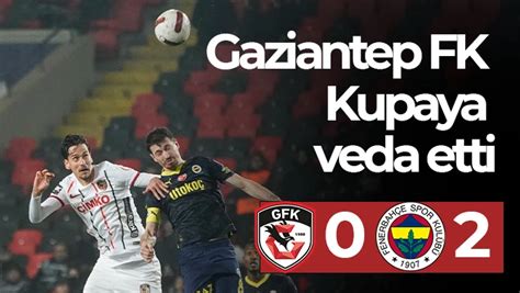 Gaziantep FK Kupaya veda etti Ayıntab Gazetesi