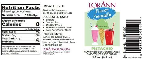 Lorann Orange Cream Flavor Fountain 4 Oz Bottle Pixiss
