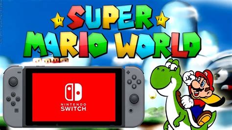 O Gamer Singular Vamos Jogar Super Mario World No Nintendo Switch