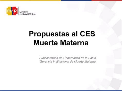 Estrategia Reduccion Muerte Materna 1 Ppt