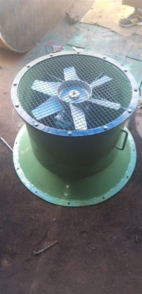 Hp Cast Iron Axial Flow Fan For Industrial Impeller Size At