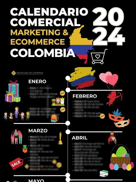 Calendario Comercial Colombia Festivos Y Fechas Especiales