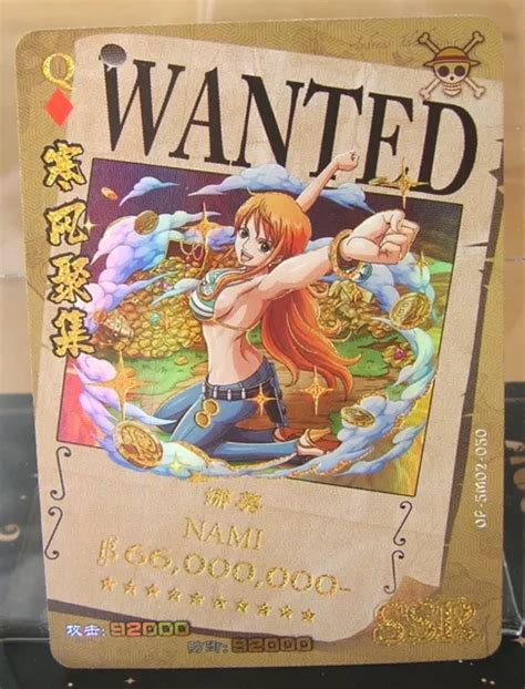 Nami One Piece Carte Rare Ssr Neuve Anime Manga Holo Foil Card Eur