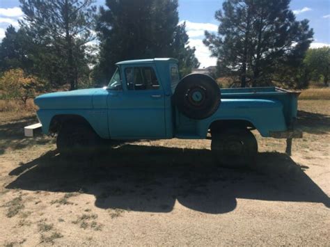 1960 Chevy Apache 10 C K10 4x4 Factory 4wd Swb Pickup Truck One Owner