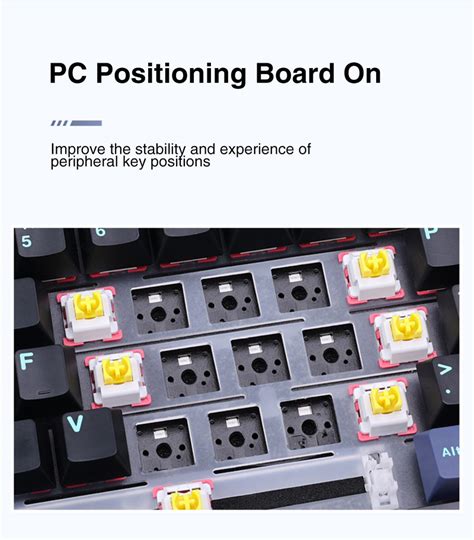 AULA F87 F87pro 87Keys Tri Mode Mechanical Keyboard RGB Hot Swap Wireless Customized Keyboard