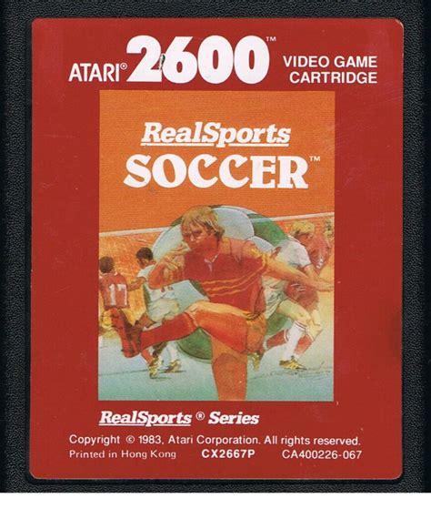 Real Sports Soccer Atari 2600 Playd Twisted Realms Video Game Store