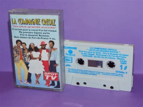 K7 AUDIO LA COMPAGNIE CREOLE LES PLUS GRANDS SUCCES 1979