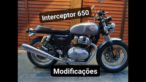 Royal Enfield Interceptor 650 Modificações Customizada Youtube