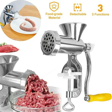 JahyShow Manual meat grinder meat grinder home use sausage stuffing machine food grinder meat ...