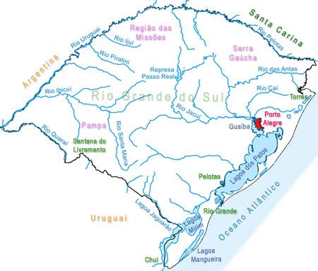 A hidrografia do RS Projeto Rio Grande tchê