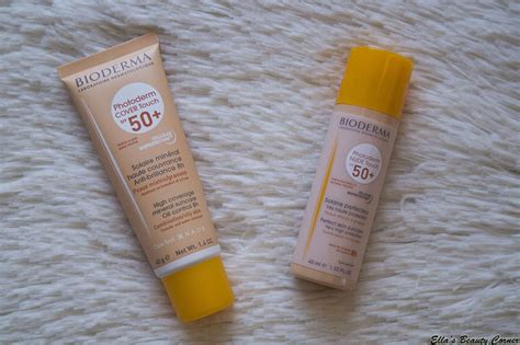 SPF Colorat Bioderma NUDE Touch Vs COVER Touch Ella S Beauty Corner