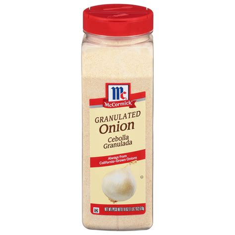 McCormick Granulated Onion 18 Oz Walmart