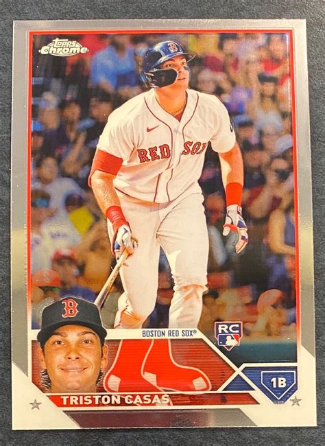 Topps Chrome Triston Casas Rc Rookie Red Sox Free Pwe