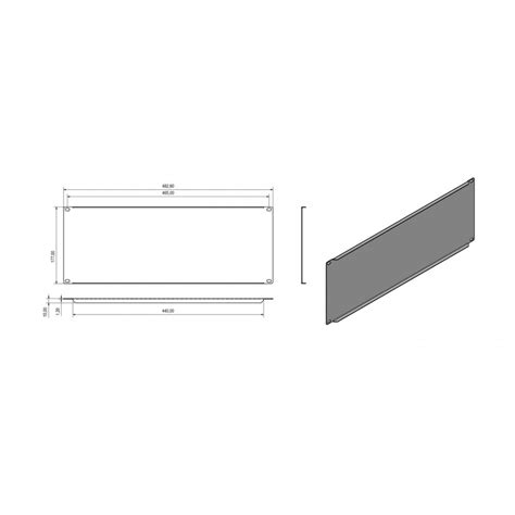BPV-4-RAL9005 - Фальш-панель Hyperline