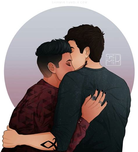 Magnus Bane X Alec Lightwood Fanart Malec Shadowhunters Malec