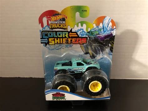 HOT WHEELS 2022 Monster Trucks Color Shifters Podium Crasher RARE VHTF 13 25 PicClick UK