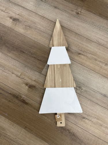 Mud Pie White Wooden Charcuterie Christmas Tree Theparlour