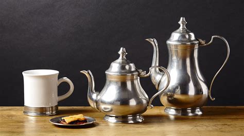 Tea Pot Grey Pewter Cm H Cl By Cosi Tabellini Collection