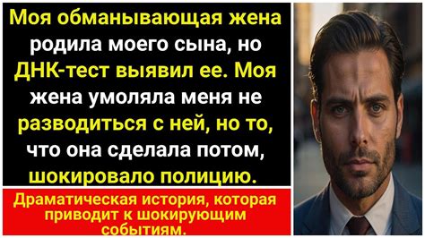 Моя изменяющая жена родила моего сына но ДНК тест раскрыл её Жена