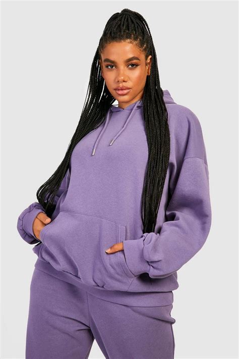 Plus Basic Oversized Hoodie Boohoo