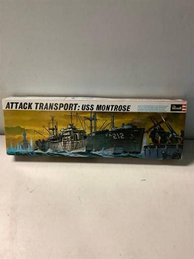 Complete 1971 Revell Attack Transport Uss Montrose 0021 On Oct 27