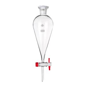 SEPARATING FUNNEL CONICAL SQUIBB 250ML GLASS EACH