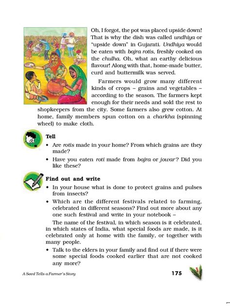 Ncert Book Class Evs Chapter A Seed Tells A Farmers Story Pdf