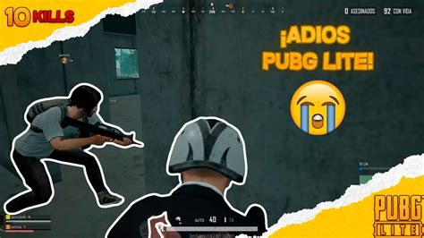 Ahora sí le decimos ADIÓS a PUBG LITE de PC GAMEPLAY PUBG LITE