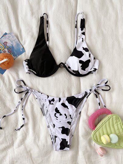 Search Cow Print Swimsuit Shein Uk