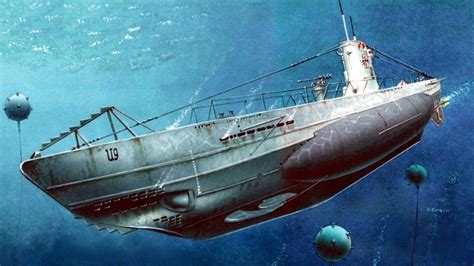 1940 U-9 U-boot Type IIB Navy Art, German Submarines, Maritime Art ...