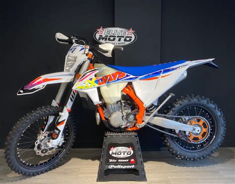 KTM 350 EXC F SIX DAYS 2022 2022 350 Cm3 Moto Enduro 5 Hr Blanc