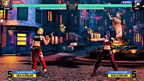 Blue Mary Vs Leona Hardest Al KOF XV YouTube