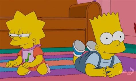 The Simpsons Baby Lisa And Bart Con Imágenes Bart Simpson Los