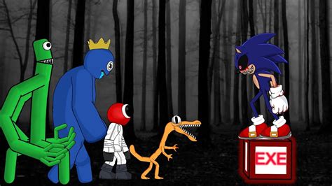 Sonic Exe Vs All Rainbow Friends Animation Drawing Cartoon Artofit