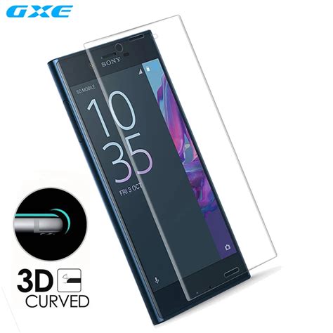 3D Curved Full Screen Cover Tempered Glass Protector For Sony Xperia