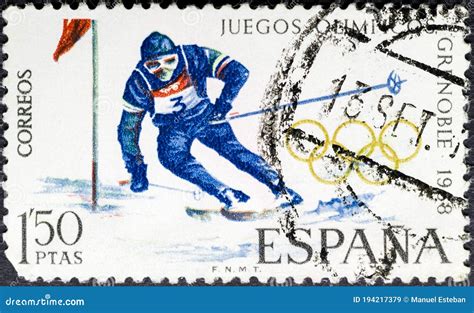 Slalom For The 1968 Winter Olympics Editorial Stock Image Image Of