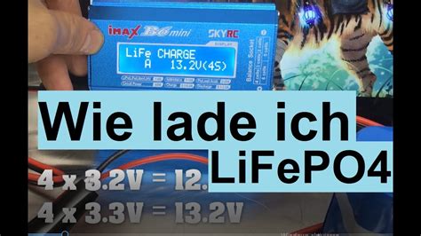 EREMIT 12V LiFePO4 Richtig Laden Ladetips Mit Imax B6 Mini YouTube