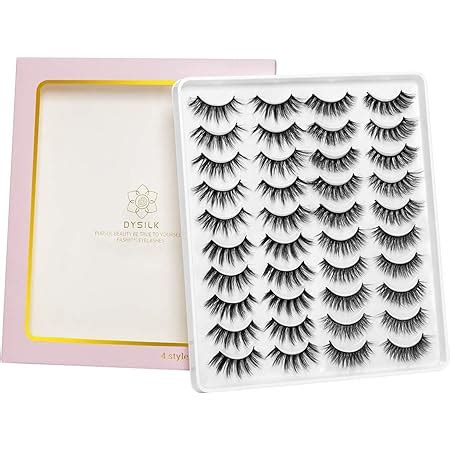 Amazon Dysilk False Eyelashes Pairs D Mm Faux Lashes Pack