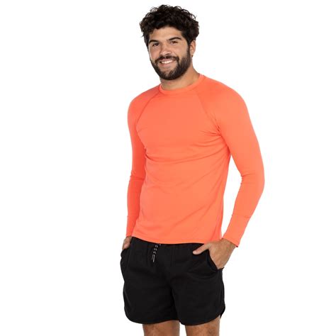 Camiseta Manga Longa Masculina Oxer Proteção Solar UV em Promoção