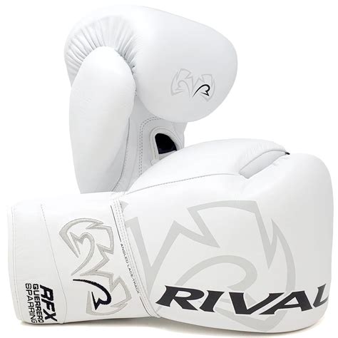 Rival Boxing RFX Guerrero SF H Lace Up Sparring Gloves 16 Oz White